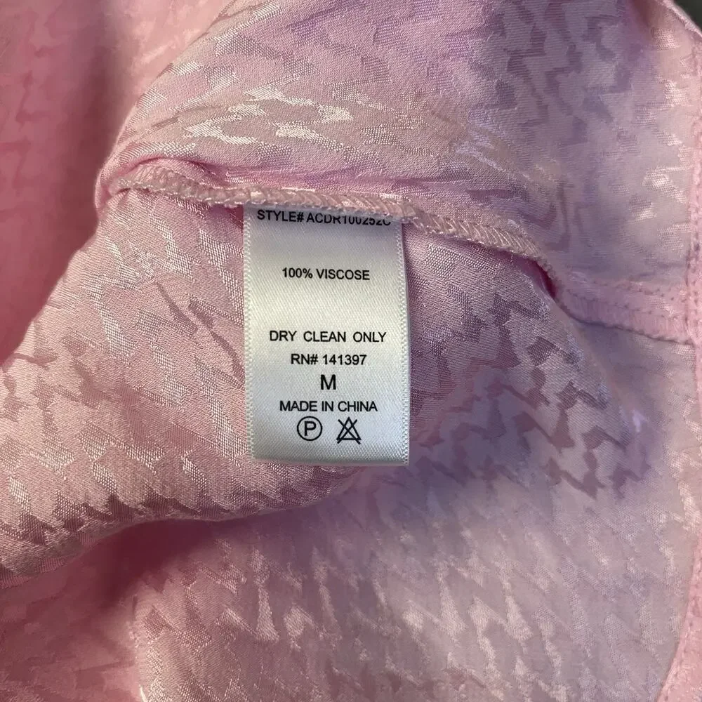 NWT ASTR The Label Women's Joan Strappy Midi Dress Size Medium Spring Pink - Picture 9 of 9